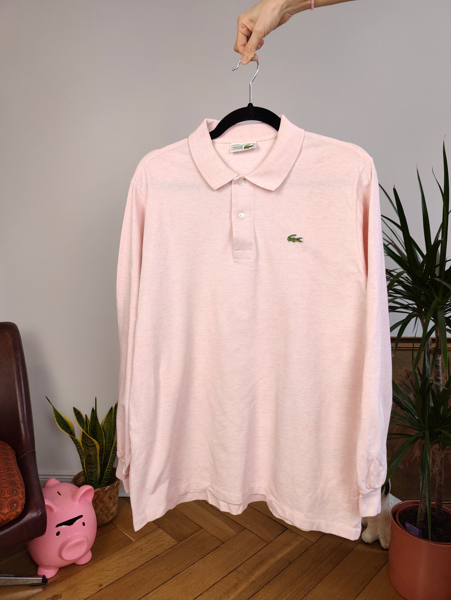 Lacoste on sale pink sweater