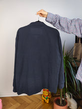Load image into Gallery viewer, Vintage Robe di Kappa polo shirt long sleeve navy blue cotton sweater sweatshirt women unisex men L
