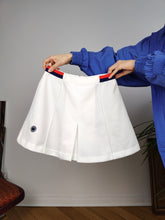 Load image into Gallery viewer, Vintage tennis skirt shorts skorts white sport mini women 44 XS
