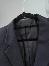 Load image into Gallery viewer, Vintage blazer jacket navy blue women unisex men M
