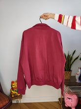 Load image into Gallery viewer, Vintage 90s sweatshirt Yacht Campagnolo embroidery sweater pullover jumper red quarter zip L
