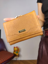 Load image into Gallery viewer, Vintage leather wallet purse portemonnaie brown Saddler
