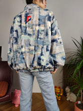 Load image into Gallery viewer, The Blue Reusch | Vintage Reusch crazy pattern track sports jacket M
