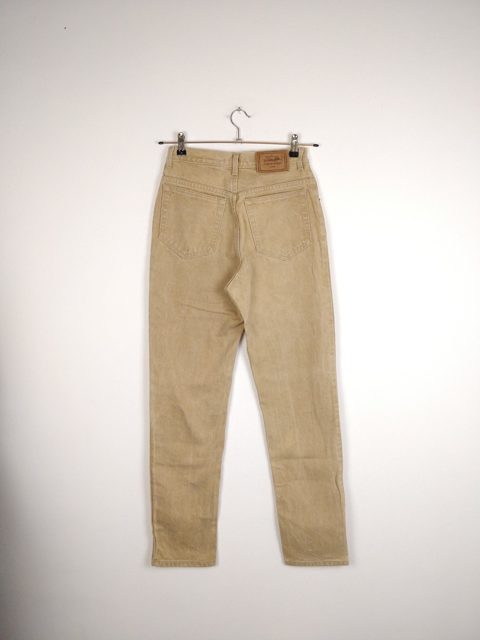 The CK Jeans | Vintage Calvin Klein brown beige high waist denim