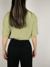 Load image into Gallery viewer, The D&amp;G Shirt | Vintage designer Dolce &amp; Gabbana khaki green short sleeve plain blouse S

